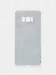 Бирюзовый силиконовый чехол на Samsung Galaxy S8 / Самсунг S8 прозрачный, с рисунком, защита камеры