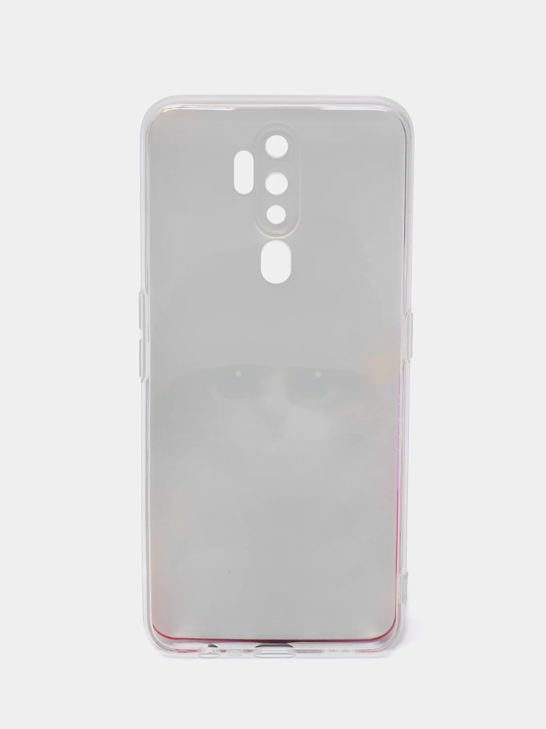 Желтый силиконовый чехол на Oppo A5 2020/Оппо A5/A9 2020, прозрачный, с рисунком, защита камеры