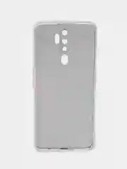 Красный силиконовый чехол на Oppo A5 2020/Оппо A5/A9 2020, прозрачный, с рисунком, защита камеры