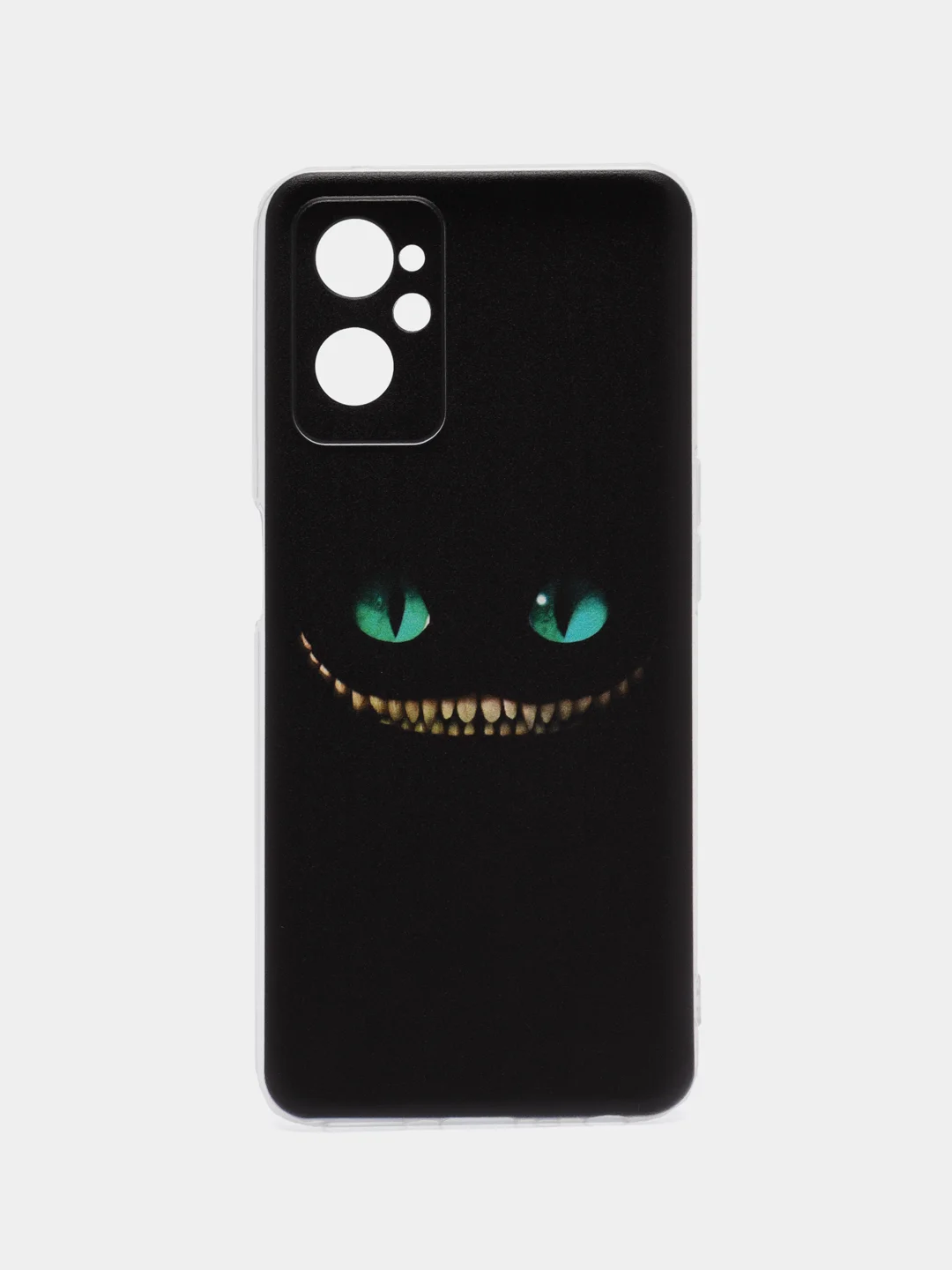 Черный чехол на Realme 9i/Oppo A96 4G / Реалми 9i/Оппо А96 4G с рисунком, защита камеры
