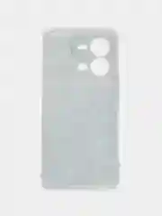 Бирюзовый силиконовый чехол на Vivo V25/V25e / Виво V25/V25е прозрачный, с рисунком, защита камеры