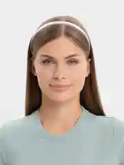 Белый ободок для волос, женский