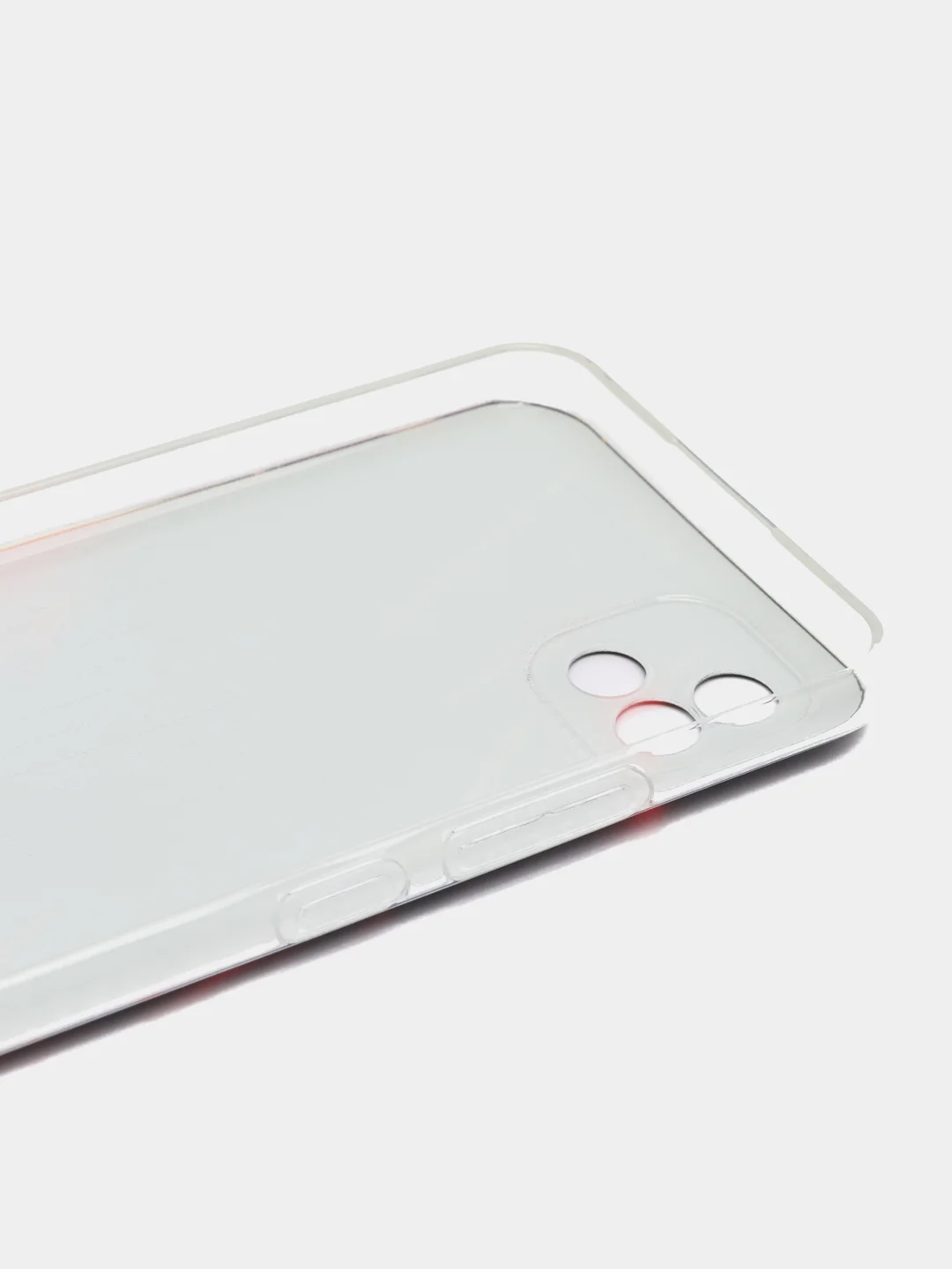 Красный силиконовый чехол на Oppo Realme C11 2021 / Реалми С11 2021 с рисунком, защита камеры