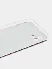 Красный силиконовый чехол на Oppo Realme C11 2021 / Реалми С11 2021 с рисунком, защита камеры