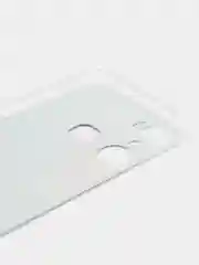 Голубой силиконовый чехол на Infinix Hot 12 Pro / Инфиникс Хот 12 Про с рисунком, защита камеры