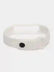 Белый силиконовый ремешок для фитнес браслета Xiaomi Mi Band 3, 4, 5, 6, 7
