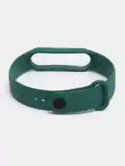Зеленый силиконовый ремешок для фитнес браслета Xiaomi Mi Band 3, 4, 5, 6, 7
