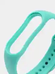 Мятный силиконовый ремешок для фитнес браслета Xiaomi Mi Band 3, 4, 5, 6, 7