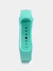 Мятный силиконовый ремешок для фитнес браслета Xiaomi Mi Band 3, 4, 5, 6, 7