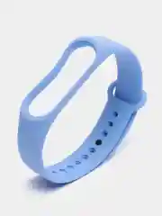 Небесно-голубой силиконовый ремешок для фитнес браслета Xiaomi Mi Band 3, 4, 5, 6, 7