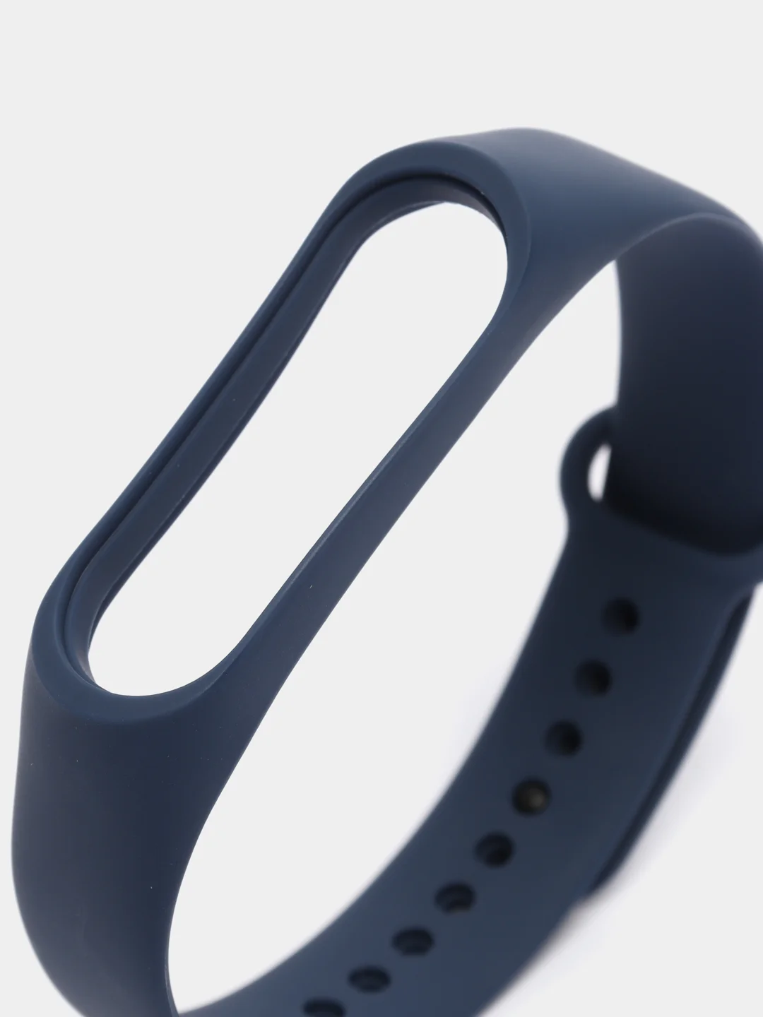 Темно-синий силиконовый ремешок для фитнес браслета Xiaomi Mi Band 3, 4, 5, 6, 7