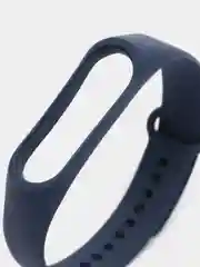 Темно-синий силиконовый ремешок для фитнес браслета Xiaomi Mi Band 3, 4, 5, 6, 7