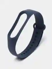 Темно-синий силиконовый ремешок для фитнес браслета Xiaomi Mi Band 3, 4, 5, 6, 7