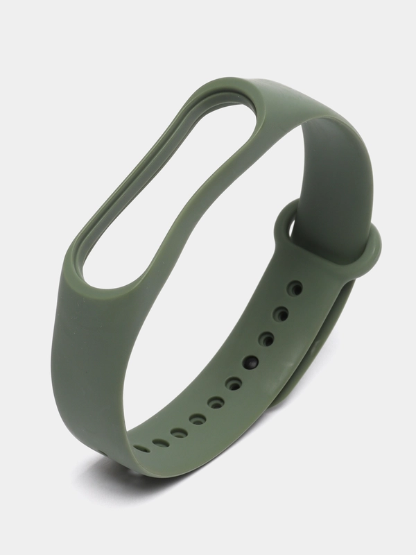 Силиконовый ремешок для фитнес браслета Xiaomi Mi Band 3, 4, 5, 6, 7