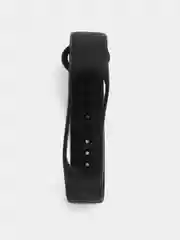 Черный силиконовый ремешок для фитнес браслета Xiaomi Mi Band 3, 4, 5, 6, 7