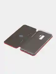 Золотой чехол-книжка для Samsung Galaxy S 9 +, S 9 Plus, экокожа, Самсунг С 9 плюс