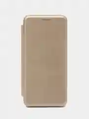 Золотой чехол-книжка Xiaomi Redmi 9 A / Сяоми Редми 9 А, Redmi 9A, экокожа