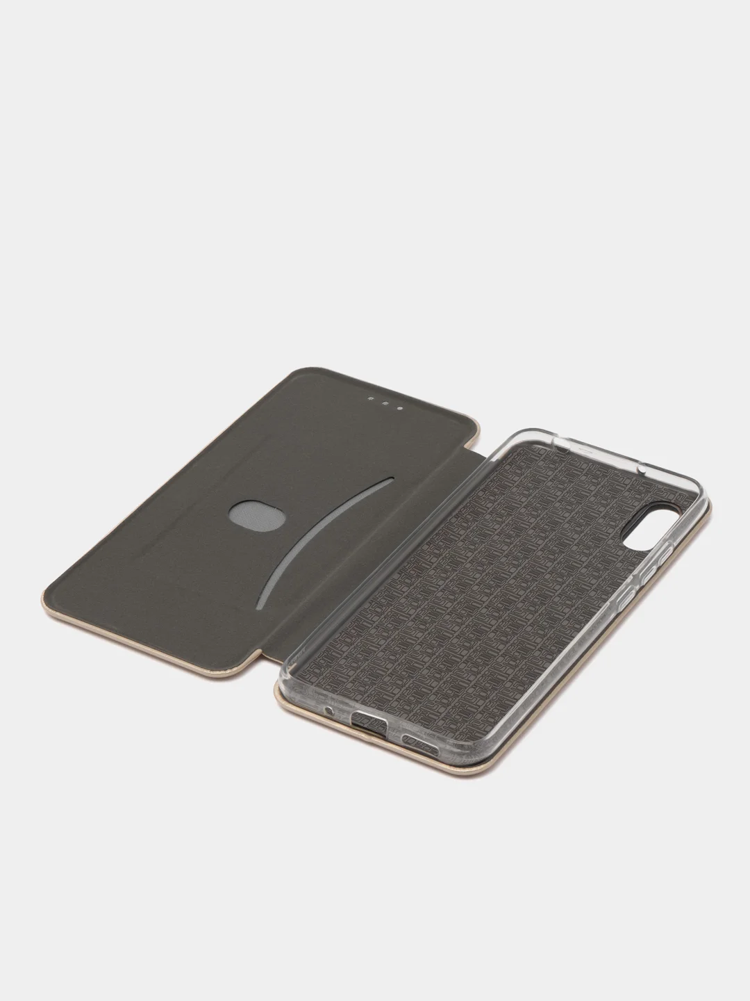 Золотой чехол-книжка Xiaomi Redmi 9 A / Сяоми Редми 9 А, Redmi 9A, экокожа