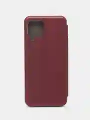 Бордовый чехол-книжка для Samsung Galaxy A 22, Samsung Galaxy M 32 экокожа (Самсунг А 22 М 32)