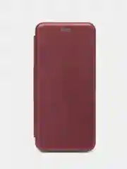 Бордовый чехол-книжка для Samsung Galaxy A 22, Samsung Galaxy M 32 экокожа (Самсунг А 22 М 32)
