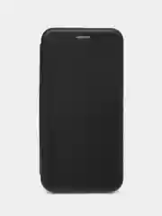 Черный чехол-книжка для Xiaomi Redmi Note 6 / Сяоми Редми Ноте 6 / Нот 6, экокожа