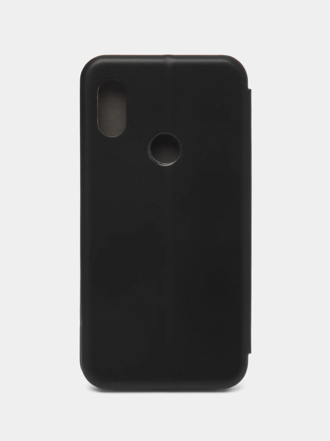 Черный чехол-книжка для Xiaomi Redmi Note 6 / Сяоми Редми Ноте 6 / Нот 6, экокожа