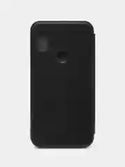Черный чехол-книжка для Xiaomi Redmi Note 6 / Сяоми Редми Ноте 6 / Нот 6, экокожа