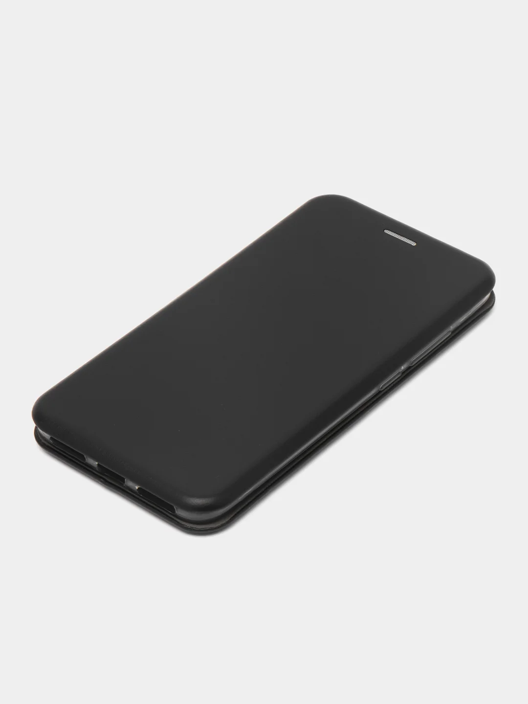 Черный чехол-книжка для Xiaomi Redmi Note 6 / Сяоми Редми Ноте 6 / Нот 6, экокожа