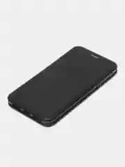 Черный чехол-книжка для Xiaomi Redmi Note 6 / Сяоми Редми Ноте 6 / Нот 6, экокожа