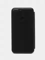 Черный чехол-книжка Huawei Honor 9 Lite, Хуавей Хонор 9 лайт, 9Lite, 9 лайт, экокожа