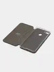 Черный чехол-книжка Huawei Honor 9 Lite, Хуавей Хонор 9 лайт, 9Lite, 9 лайт, экокожа