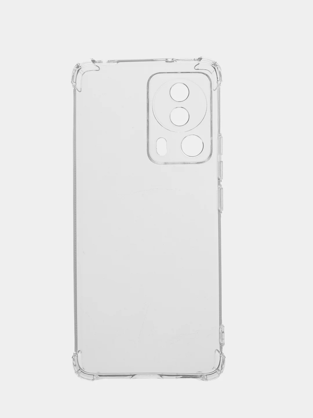 Прозрачный чехол для Xiaomi 13 Lite (Сяоми 13 Лайт), прозрачный противоударный и черный