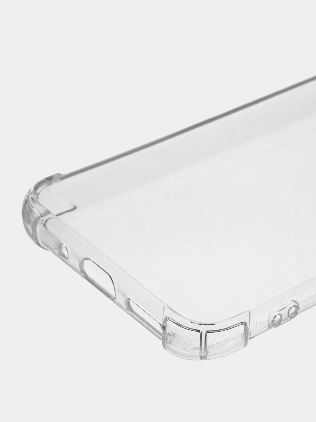 Серебряный силиконовый чехол для Xiaomi Redmi 9A (Сяоми Редми 9А), прозрачный