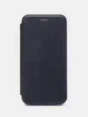 Темно-синий чехол-книжка для Samsung Galaxy A 40 (Самсунг А 40), экокожа