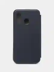 Темно-синий чехол-книжка для Samsung Galaxy A 40 (Самсунг А 40), экокожа