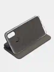 Темно-синий чехол-книжка для Samsung Galaxy A 40 (Самсунг А 40), экокожа