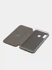Темно-синий чехол-книжка для Samsung Galaxy A 40 (Самсунг А 40), экокожа