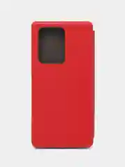 Красный чехол-книжка для Samsung Galaxy S 20 Ultra, S 11 +, S11 Plus,экокожа (Самсунг С 20 ультра)