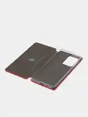 Красный чехол-книжка для Samsung Galaxy S 20 Ultra, S 11 +, S11 Plus,экокожа (Самсунг С 20 ультра)
