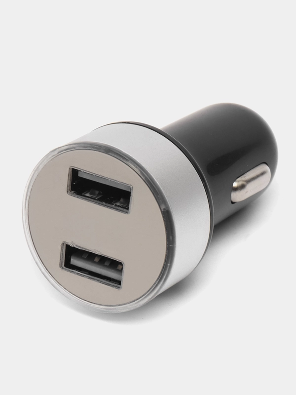 Автомобильное зарядное устройство 2USB с дисплеем