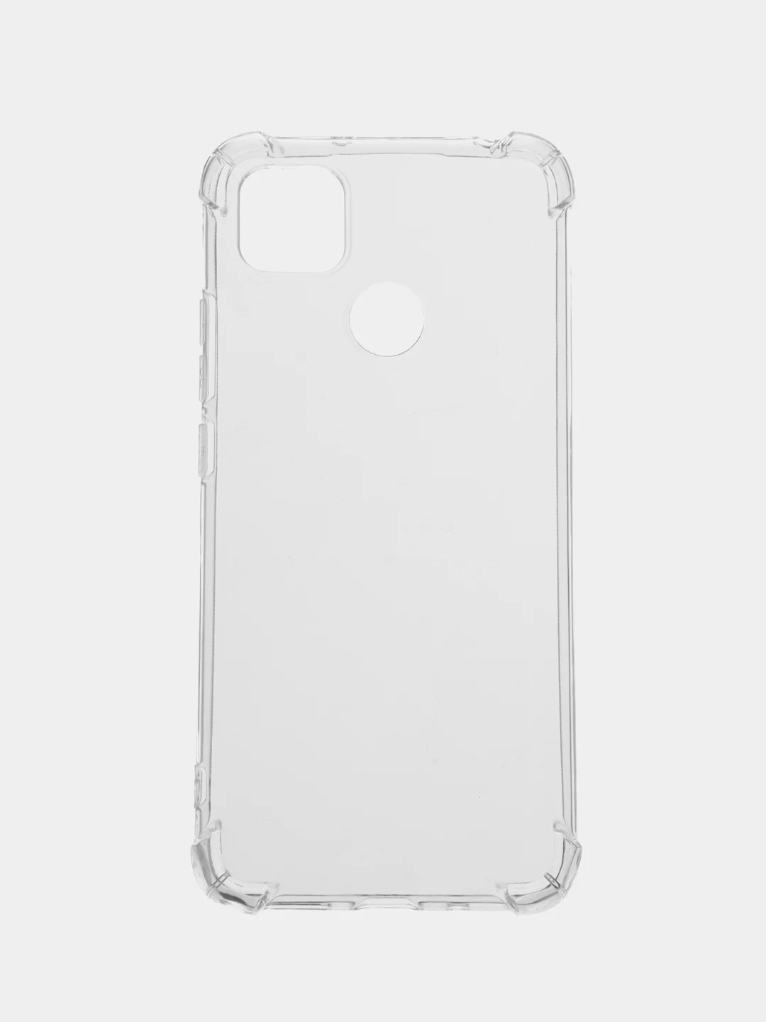 Серебряный чехол Xiaomi Redmi 9C / 9C NFC / 10A (Сяоми Редми 9С, 10А), прозрачный