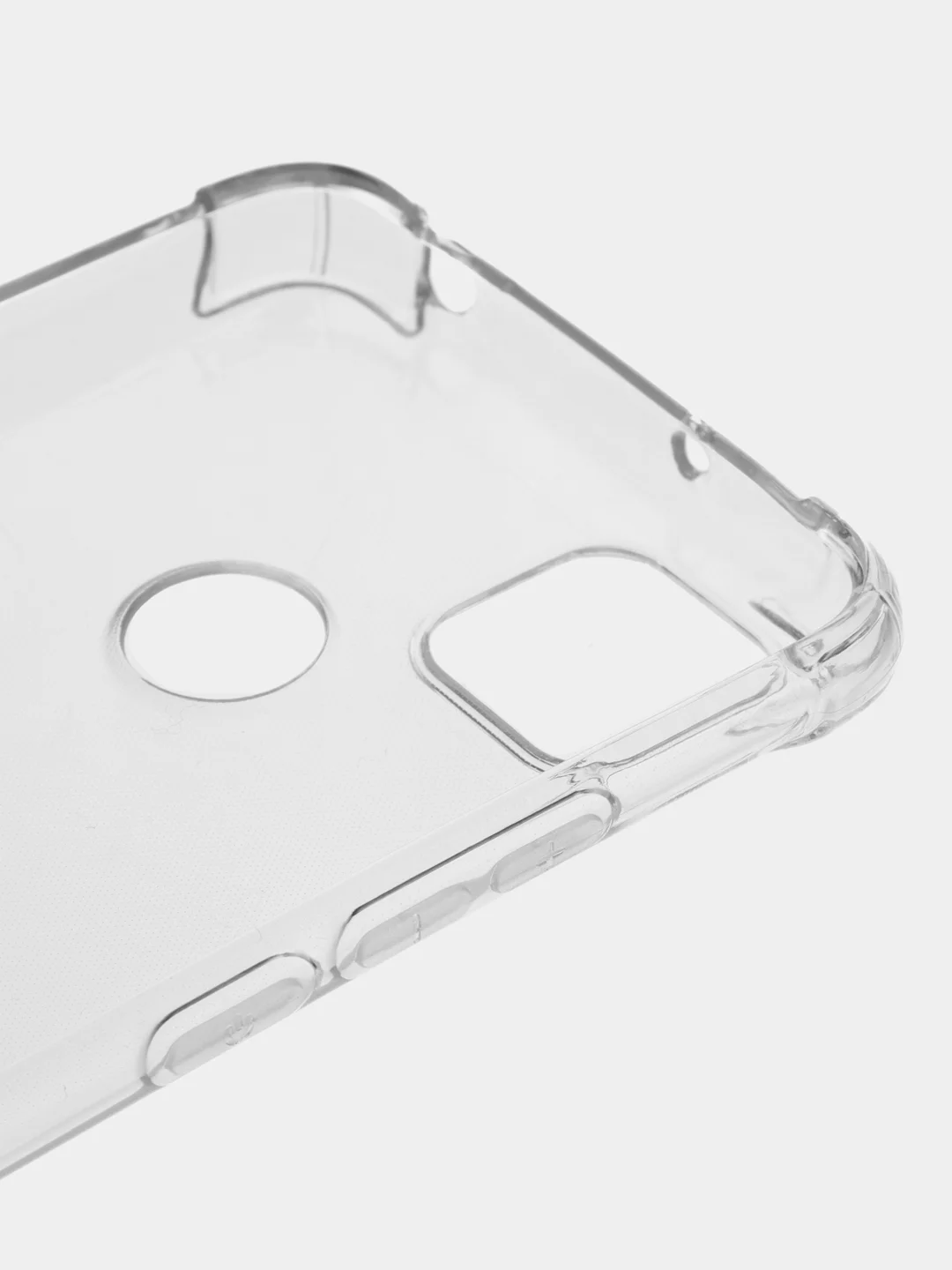 Серебряный чехол Xiaomi Redmi 9C / 9C NFC / 10A (Сяоми Редми 9С, 10А), прозрачный