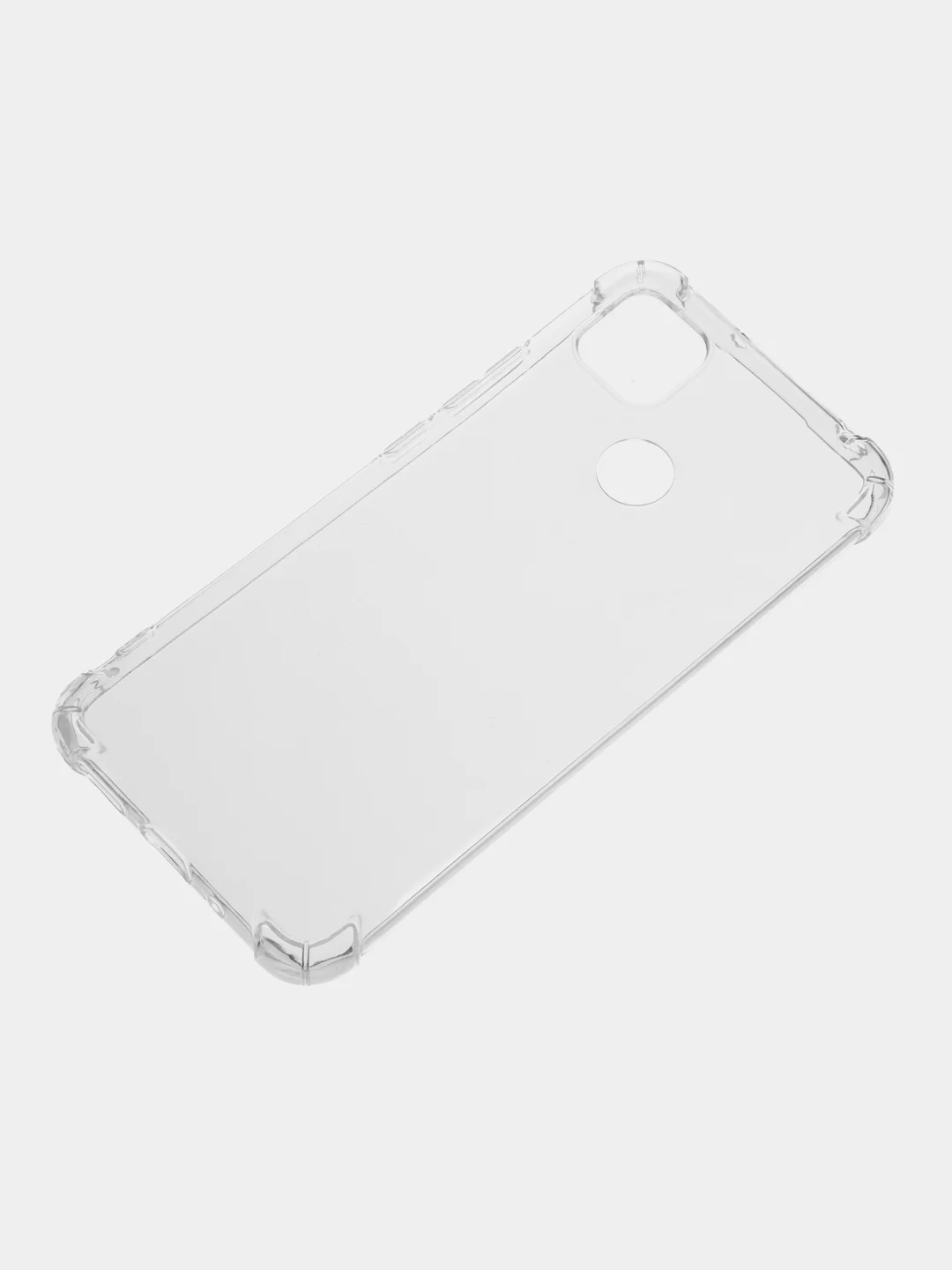 Серебряный чехол Xiaomi Redmi 9C / 9C NFC / 10A (Сяоми Редми 9С, 10А), прозрачный
