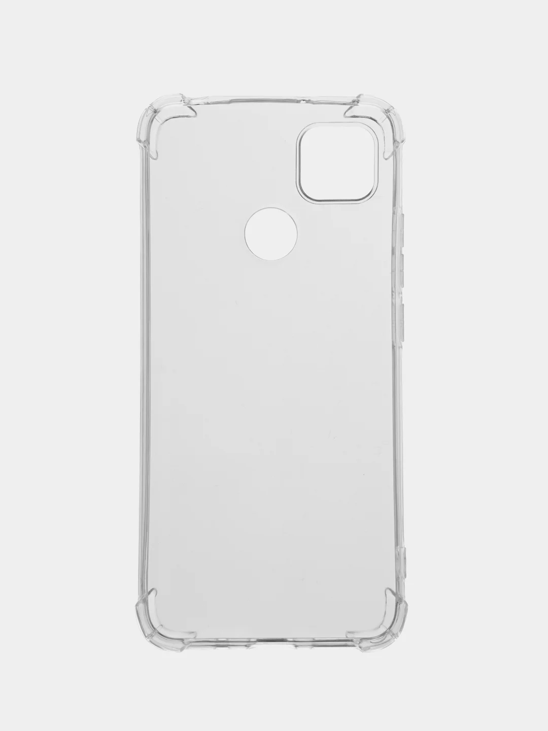 Серебряный чехол Xiaomi Redmi 9C / 9C NFC / 10A (Сяоми Редми 9С, 10А), прозрачный