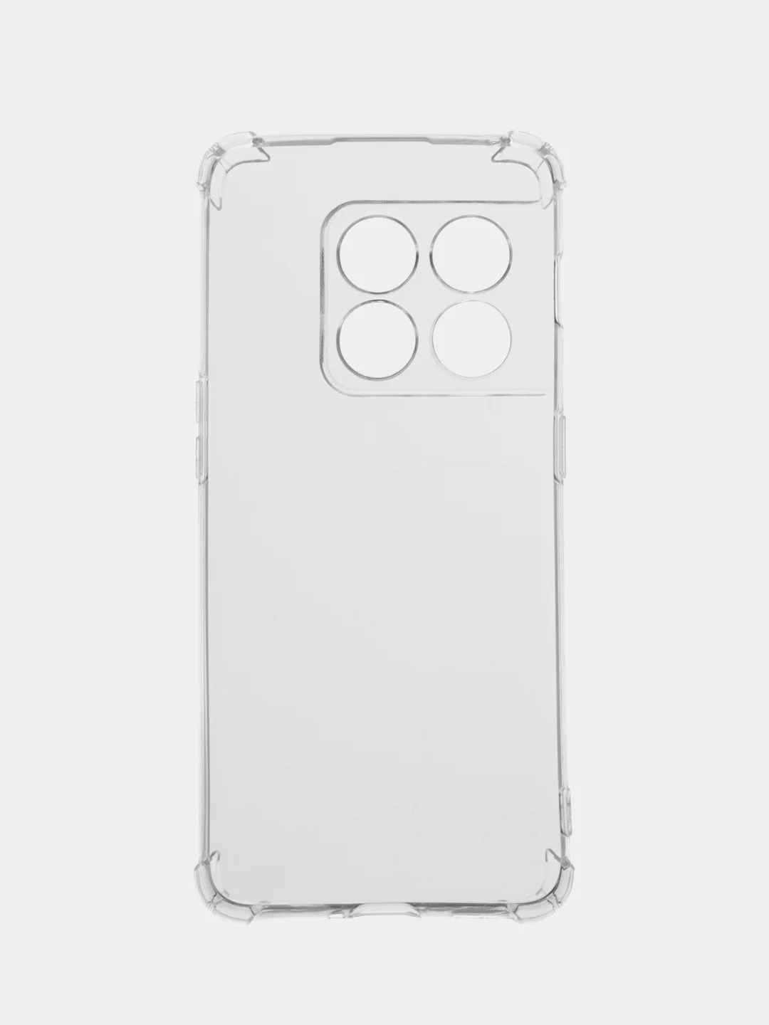 Прозрачный силиконовый чехол для OnePlus 10 Pro (One Plus / Ван Плюс 10 Про / 1+), прозрачный