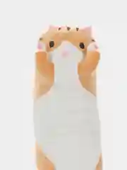Горчичный мягкая игрушка Кот батон 50 70 90 110 130 см, кот подушка котик, кот сосиска