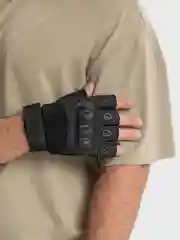 Зелёный хаки перчатки тактические, защитные, без пальцев, XXL