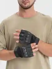 Черный перчатки тактические, защитные, без пальцев, XXL