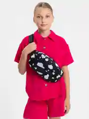 Черный сумка детская на пояс