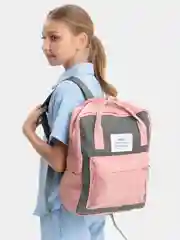 Розовый школьный рюкзак, многофункциональный, школьный ранец для девочек и мальчиков